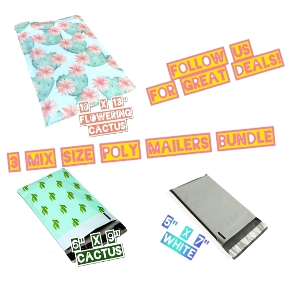 Other - 140 Mix Size Poly Mailer Bundle (5x7, 6x9 …